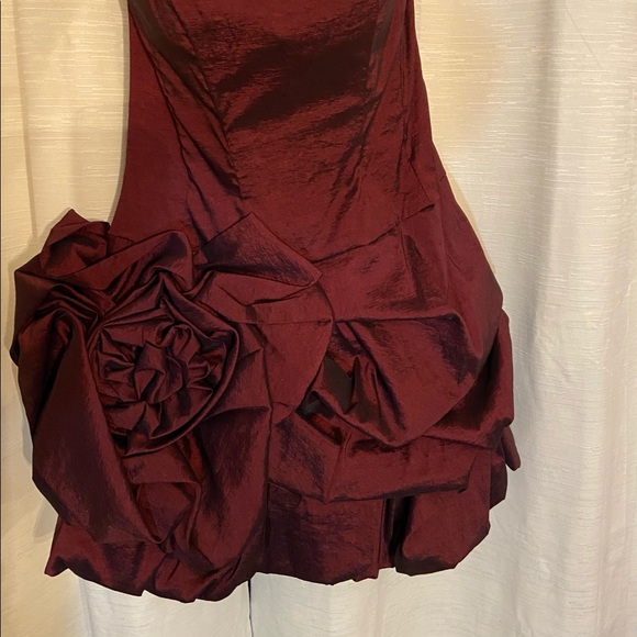 Bubble dress dark red - Picture 3 of 7